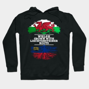 Welsh Grown With Liechtensteiner Roots - Gift for Liechtensteiner With Roots From Liechtenstein Hoodie